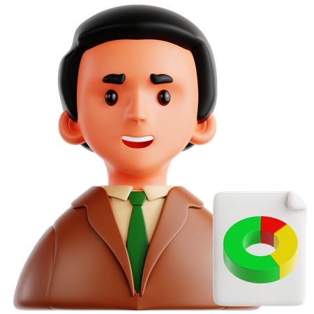 Financial Planner  3D Icon