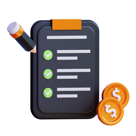 Financial Planning  3D Icon