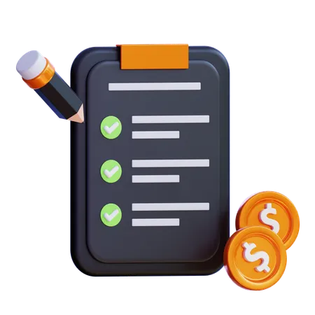 Financial Planning  3D Icon