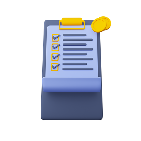 Financial planning  3D Icon