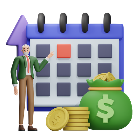 Financial Planning  3D Illustration