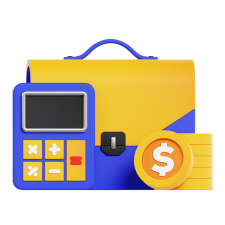 Financial portfolio  3D Icon