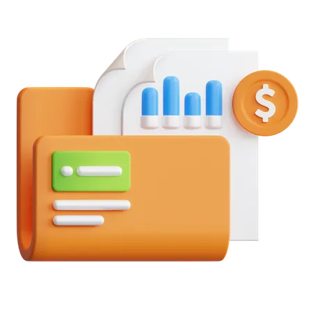 Financial Portfolio  3D Icon