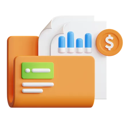 Financial Portfolio  3D Icon