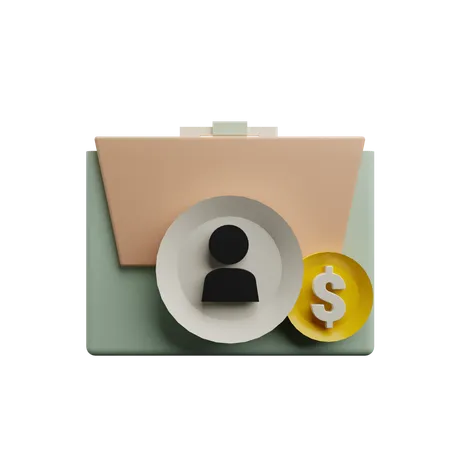 Financial Portfolio  3D Icon