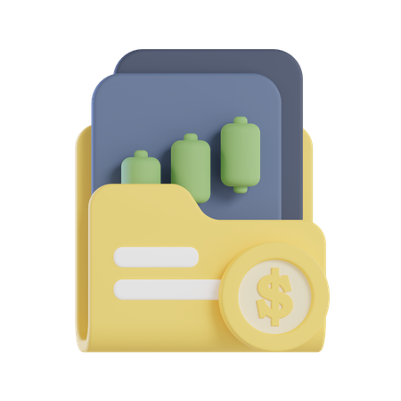Financial Portfolio  3D Icon