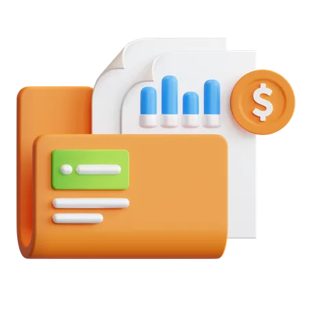 Financial Portfolio 3D Icon