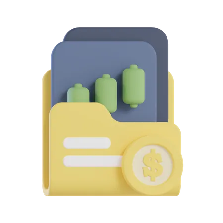 Financial Portfolio  3D Icon