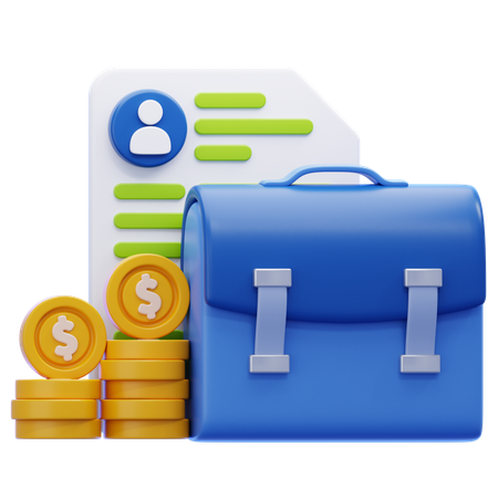 Financial Portofolio  3D Icon