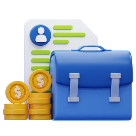 Financial Portofolio  3D Icon