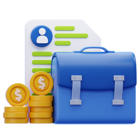 Financial Portofolio  3D Icon