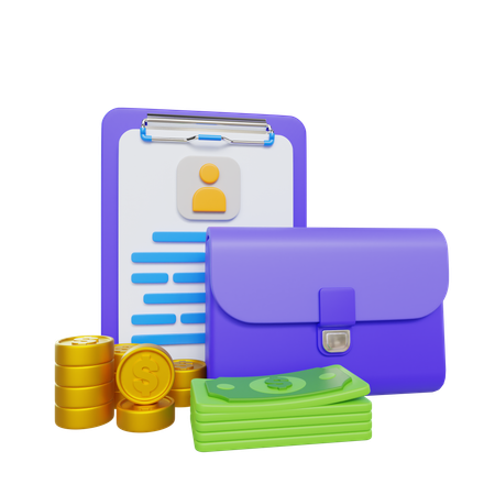 Financial Portofolio  3D Icon