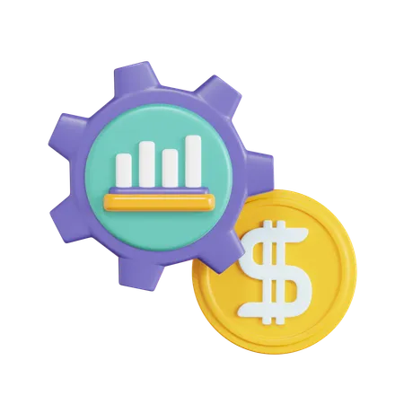 Financial Process  3D Icon