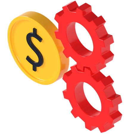 Financial Process  3D Icon