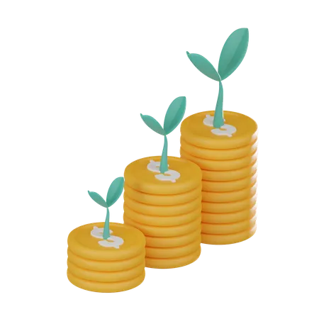 Financial Goals With This Captivating Of A Money Tree Representing Abundance And Economic Prosperity 3 D Render Illustration 3D Icon
