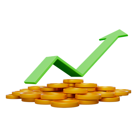 Financial Profit  3D Icon