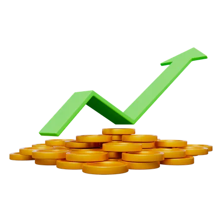 Financial Profit  3D Icon