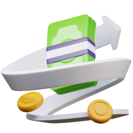 Financial Profit  3D Icon