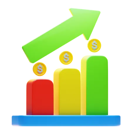 FINANCIAL PROFIT  3D Icon