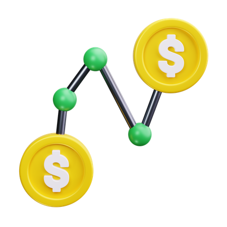 Financial Profit  3D Icon