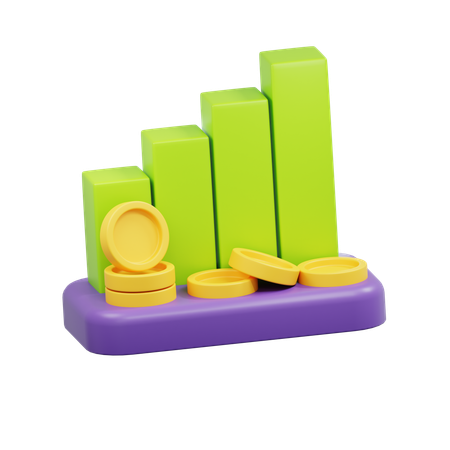 Financial Profit  3D Icon