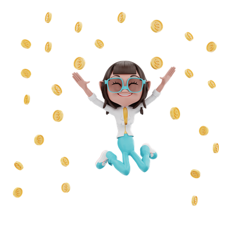 Financial Profit  3D Icon