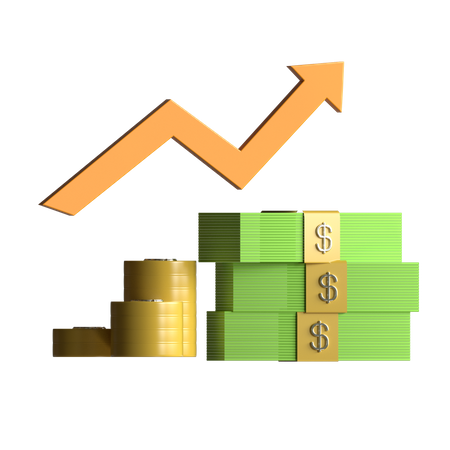 Financial Profit  3D Icon