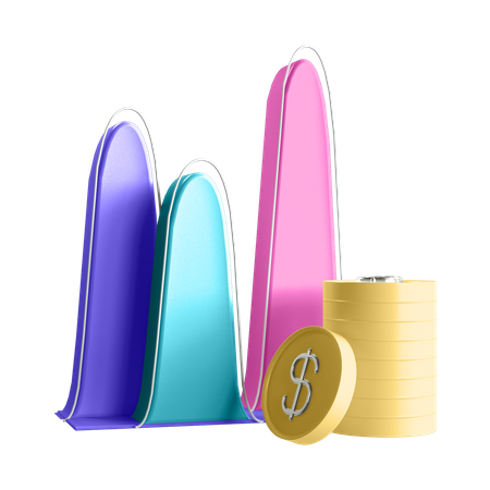 Financial Profit  3D Icon