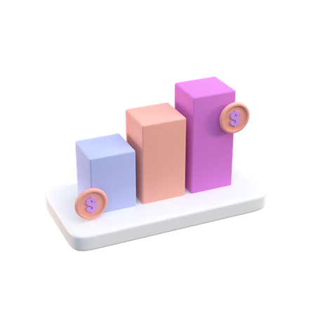 Financial Profit  3D Illustration