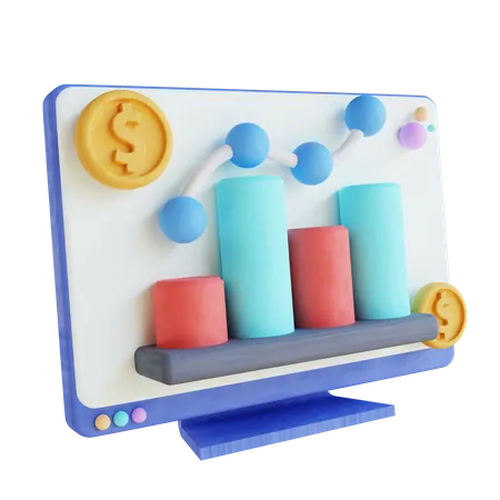 Financial Profit  3D Illustration