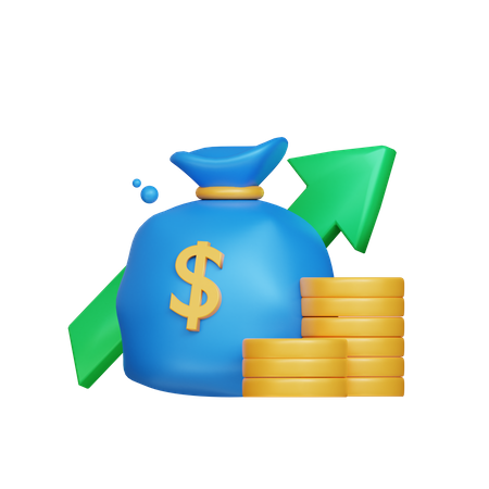 Financial Profit 3D Icon