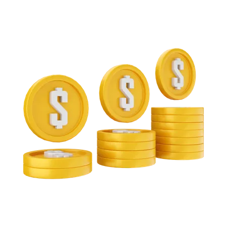 Financial Profit Graph  3D Illustration