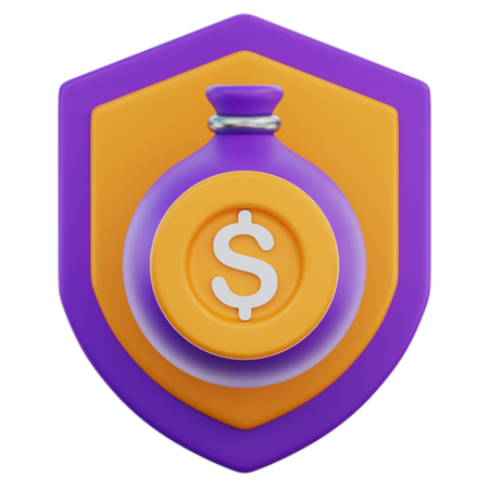 Financial Protection  3D Icon