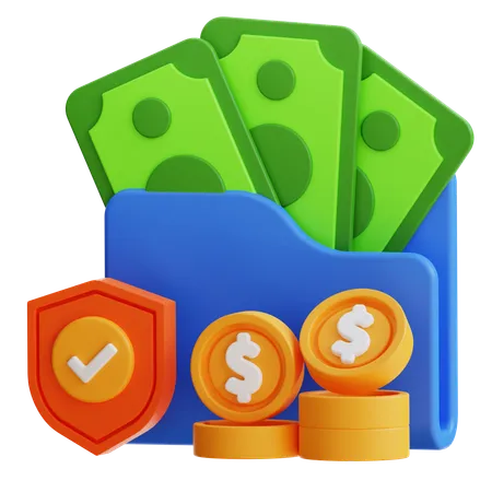 Financial Protection  3D Icon