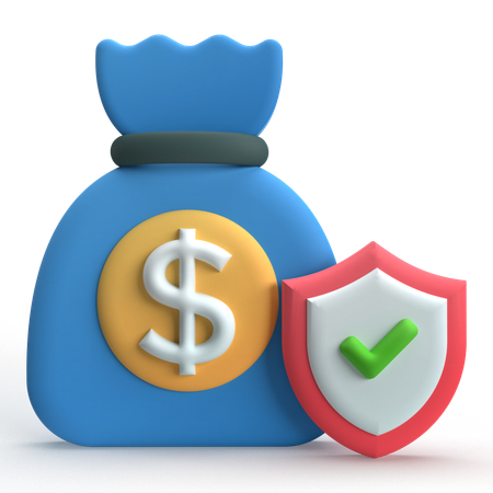 Financial Protection  3D Icon