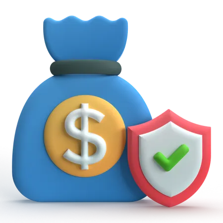Financial Protection  3D Icon