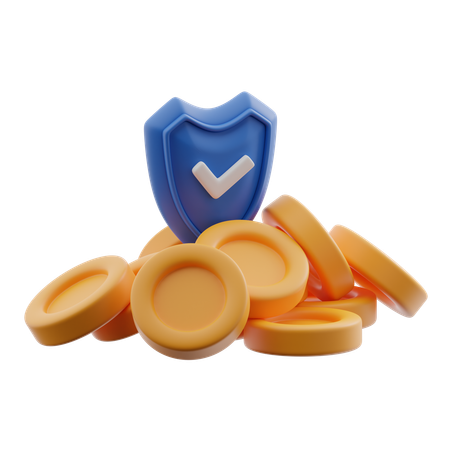 Financial Protection  3D Icon