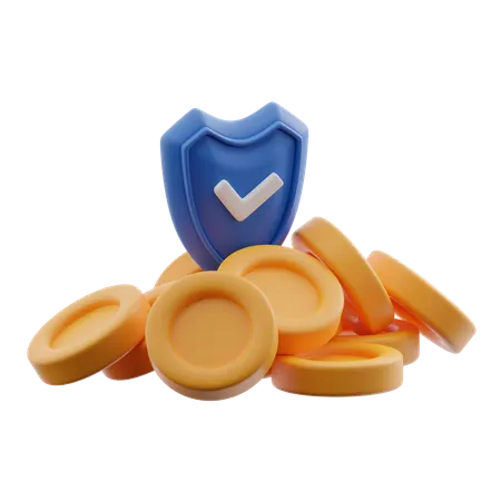 Financial Protection  3D Icon