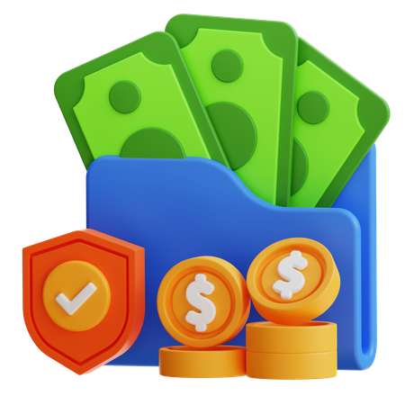 Financial Protection  3D Icon