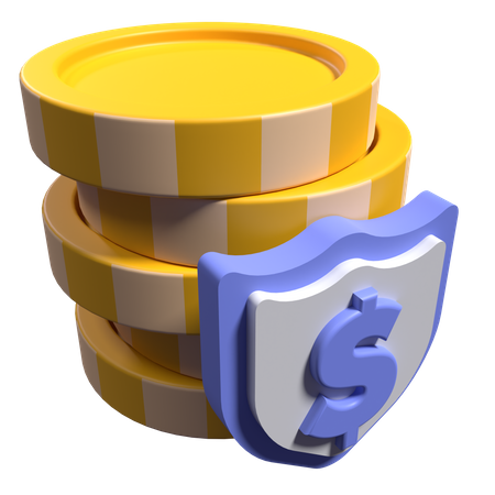 Financial Protection 3D Icon