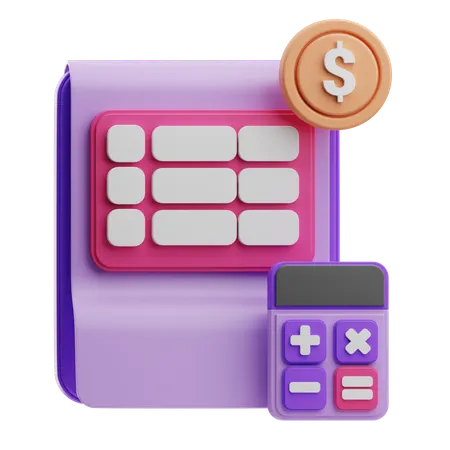 Financial Receipt  3D Icon