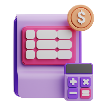 Financial Receipt  3D Icon
