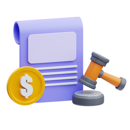 Financial Regulation  3D Icon