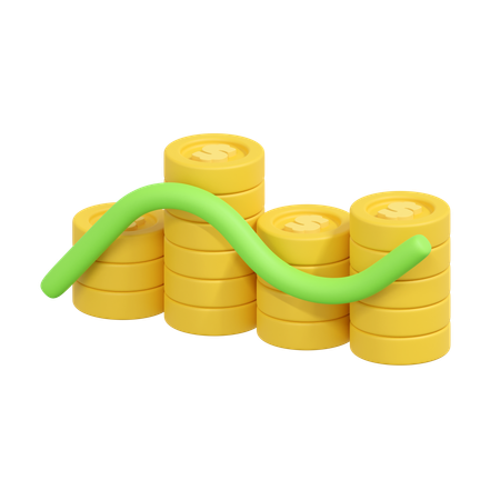 Financial report  3D Icon