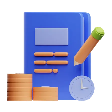 3 D Accounting Illustration Accrual Accounting 3D Icon