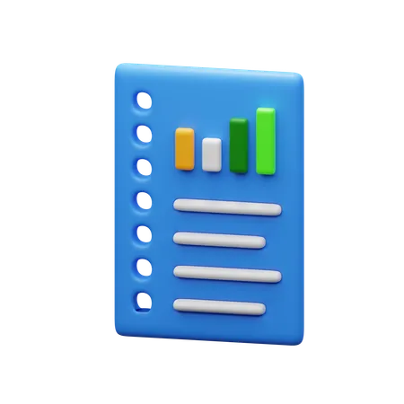 Financial Report Download This Item Now 3D Icon