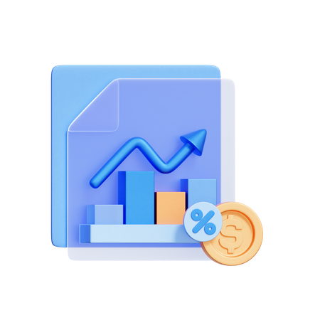 財務報告  3D Icon