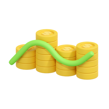 Financial report  3D Icon