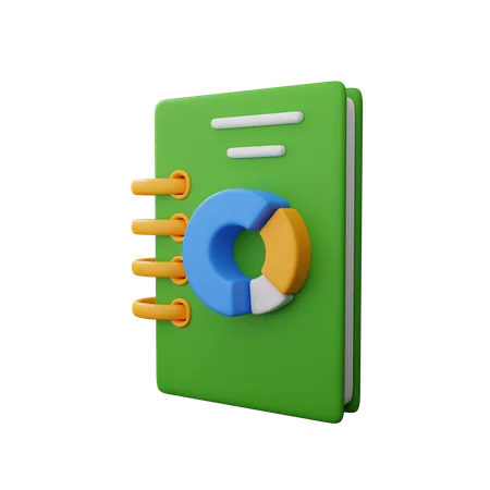 Financial report  3D Icon