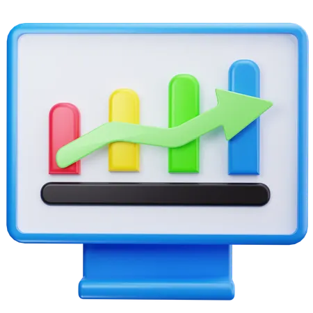 Financial Report  3D Icon